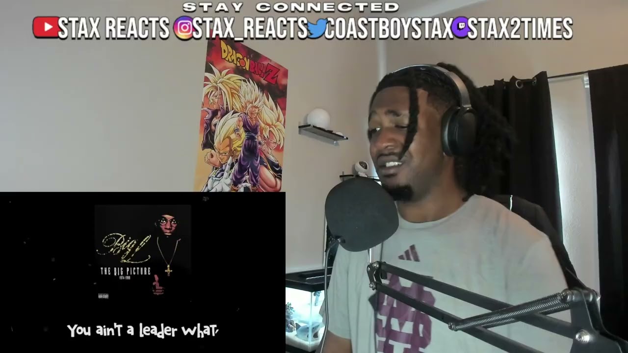 FIRST TIME HEARING Big L - 98 Freestyle (LYRIC VIDEO) REACTION!!