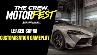 Exclusive footage: The Crew Motorfest Supra customization leak