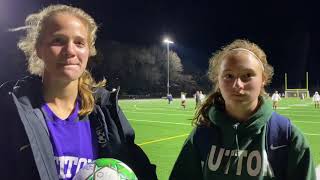 Sutton’s Katie Wright and Anna Joseph talk about beating Bromfield by Telegram Video 285 views 2 years ago 2 minutes, 33 seconds