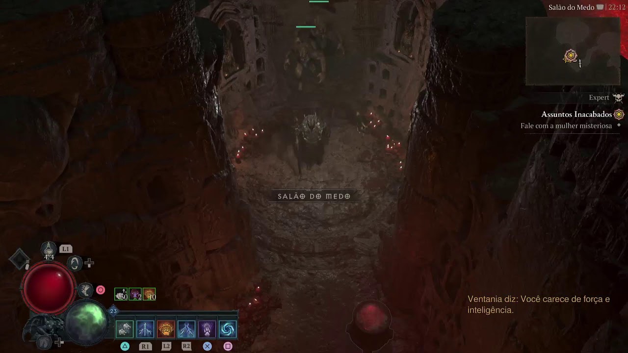 Diablo IV PS5 - Expert - Druida lv 21 Excelência - Ato III sussurros do passado