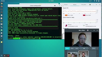 How to make a screencast with webcam borderless on Linux