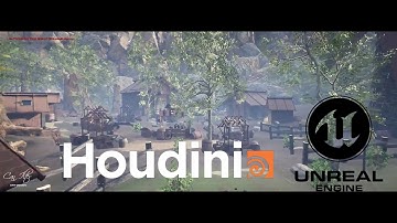 Medieval Village - Trailer 2 | Houdini FX & Unreal Engine 4 & SpeedTree