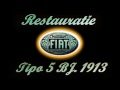 Classic Cars restoration Fiat 1913 Tipo 5