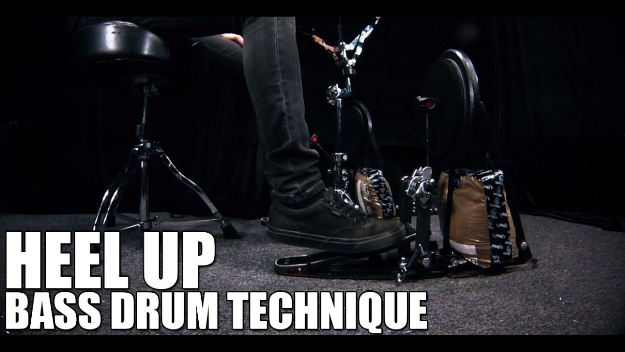 Would it be possible to set up a drum kit where, instead of pressing the  pedal with the front of your foot, you press the pedal with the heel of  your foot