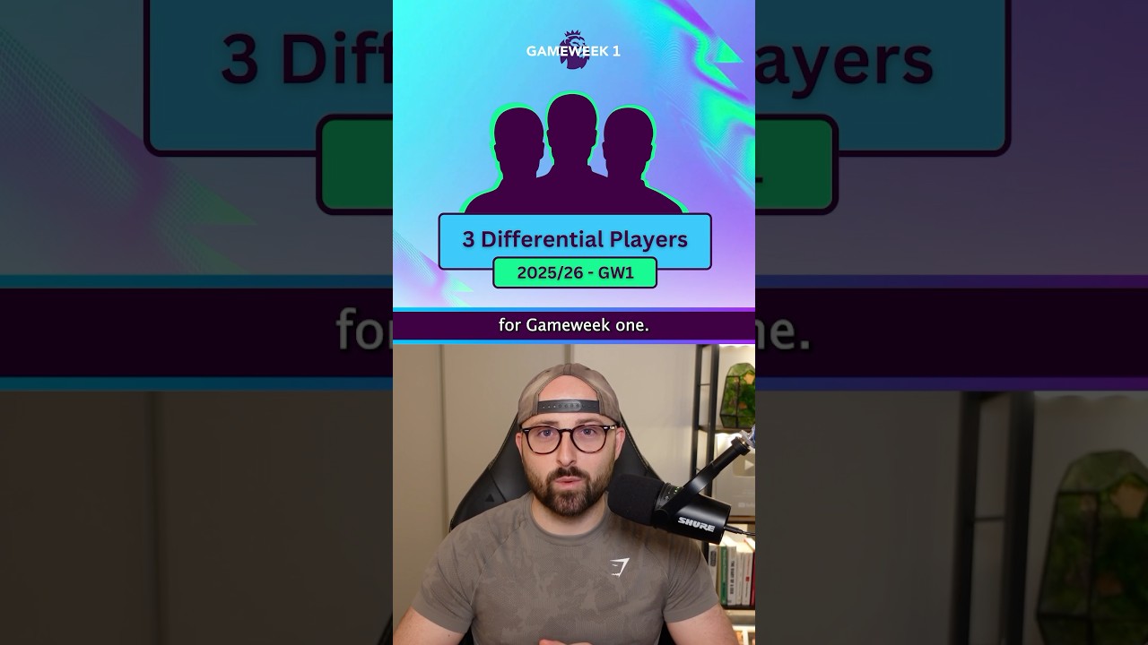 FPL GW1 TOP DIFFERENTIALS 🔥 