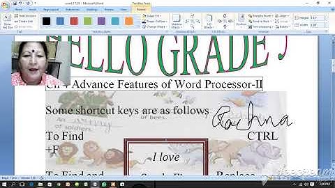 Cl 5 Ch 4 Advanced Features of Word II (Part 2 Sep 14)