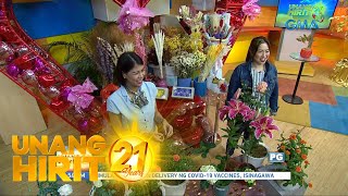 Unang Hirit: Fresh potted flowers, dried flowers para sa Valentine's Day gift!