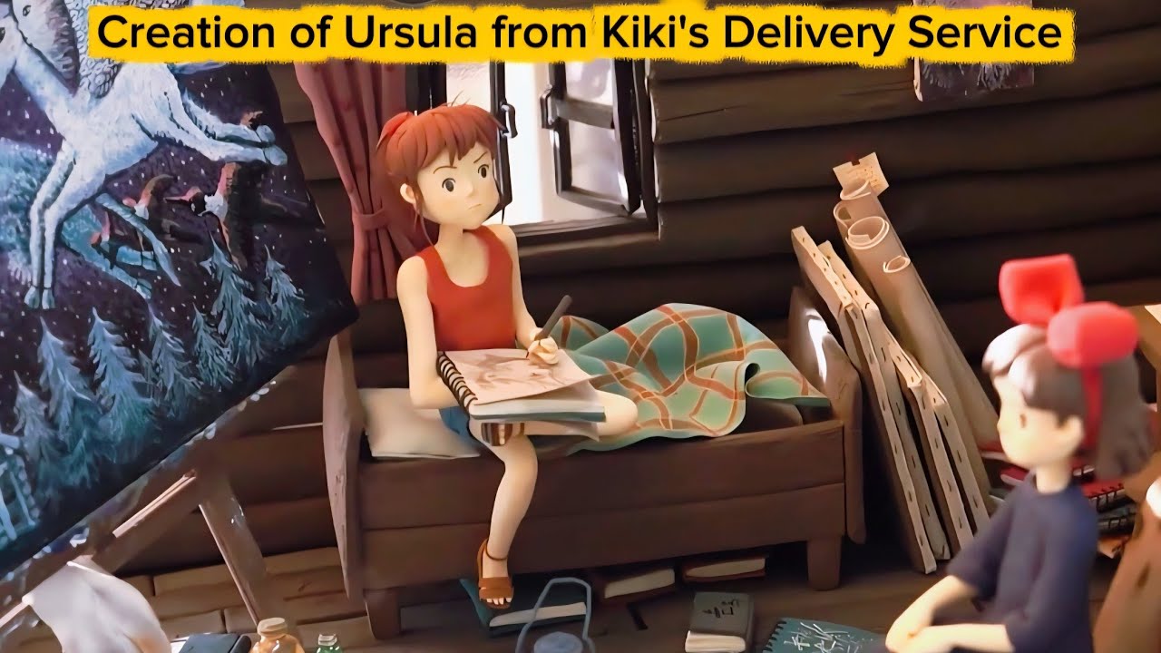 Clay Creation of Ursula from Kiki's Delivery Service