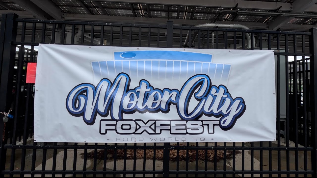 Motor City Foxfest 2023 Car Show at Ford World HQ in Dearborn, Michigan