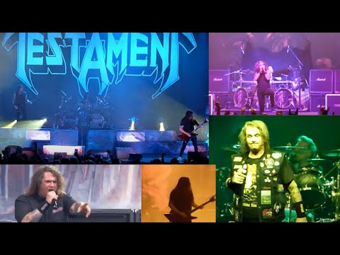 TESTAMENT, EXODUS and DEATH ANGEL performed at the "Bay Strikes Back Tour" video on line