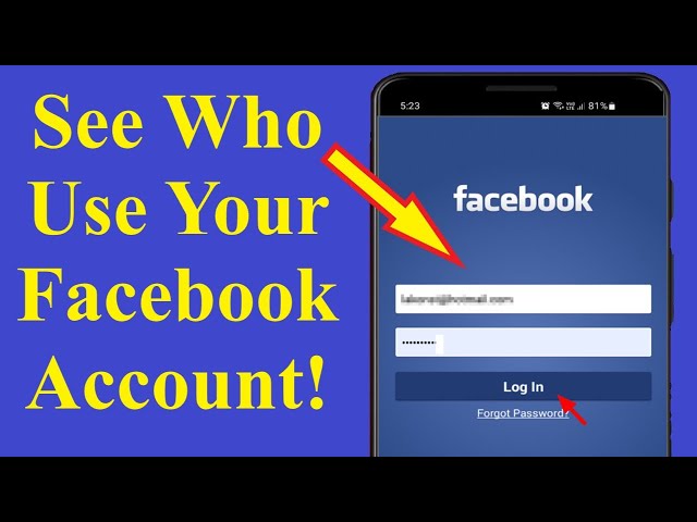 Login using your Facebook account