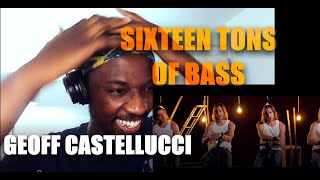 Download Lagu QOFYREACTS To Geoff Castellucci -  SIXTEEN TONS | Low Bass Singer Cover MP3