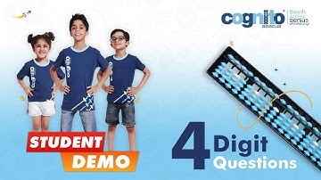 Cognito Abacus - 4 Digits - Students Demo Video
