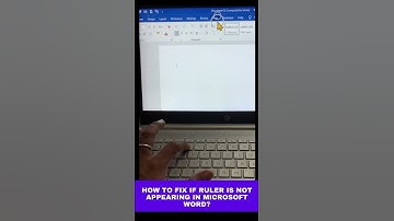 Thumbnail of How To Fix If Ruler Is Not Appearing In Microsoft Word?
