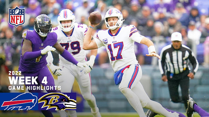 Buffalo Bills vs. Baltimore Ravens | Week 4 2022 Highlights