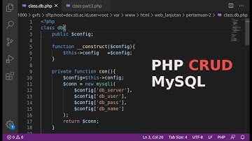 PHP OOP : Class CRUD Web Lanjutan - Part2