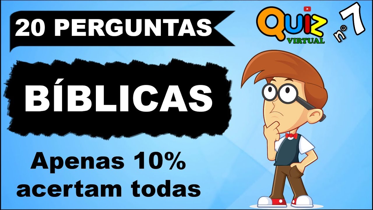 Quiz Bíblico: Perguntas Bíblicas com Respostas [BÍBLIA SAGRADA] Quiz da  Bíblia #quizbíblico 