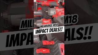 🔥DEALS on Milwaukee Mid-Torque &amp; High-Torque Impact Wrench Combos Today! #tools #mechanic