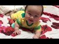 じゅなとママでレイナに、いないいないばぁしたよ