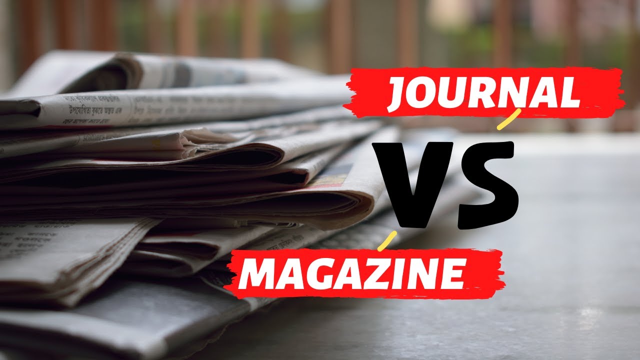 Difference between Journal and Magazine shorts YouTube