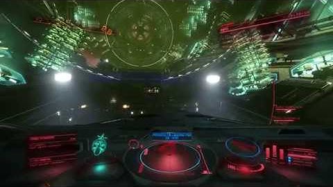 Elite Dangerous : How to dock your Anaconda when you are going too fast (Elite Docking 117)