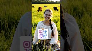 Поздравление с днём рождения от Доярки для Николая #поздравление #доярка #shorts