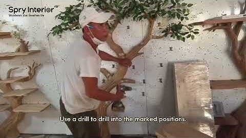 Tree Bookshelf Installing Instruction