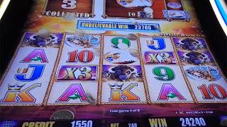 HUGE BONUS WIN And Great Line Hit On BUFFALO GOLD Slot Machine - SunFlower Slots