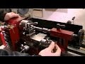 Working with a Mini Lathe  обработка изделий из стали на токарном мини станке Rotwerk