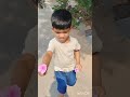 My little Boy whenever he see 🌺🌹 #shravani_naresh #kids