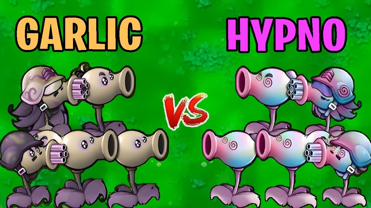 PVZ 1 Fusion 3.1 Challenge: Team Garlic vs Team Hypno vs All Zombies | Who Will Win?