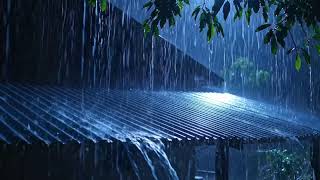Midnight Drizzle Serenade: Rain’s Tender Hush Leading You Into Tranquil Soft Raindrop Murmurs