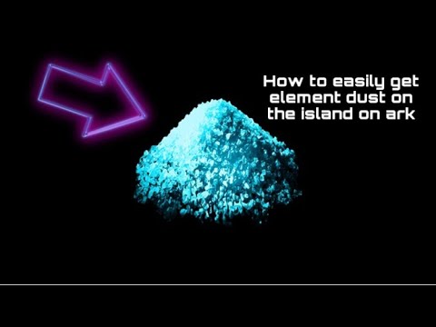 How to easily get element dust on the island 