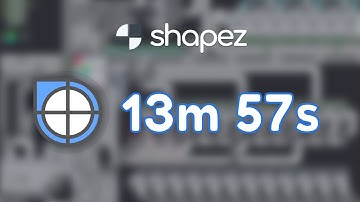 Shapez speedrun in 13m 57s (Former Blueprint% WR)