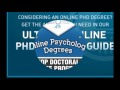 Online doctoral programs