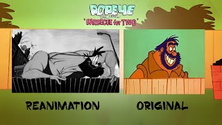 Popeye - BBQ For Two Original and Reanimate Comparison