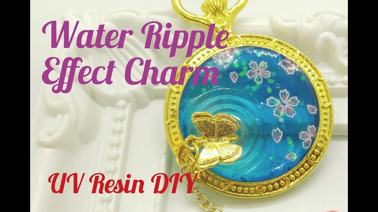 UV Resin DIY Water Ripple Effect Charm YouTube