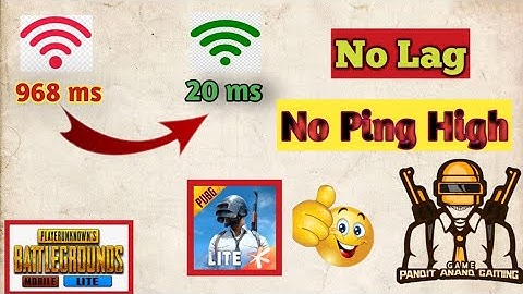 Fix🔥High Ping In Pubg Mobile Lite |LAG FIX 1GB,2GB,2GB,4GB CONFIG