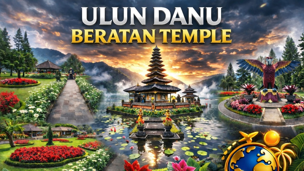 Exploring Bali’s Famous Floating Temple | Ulun Danu Beratan