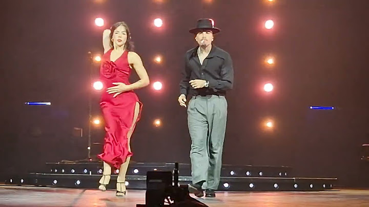 Rauw Alejandro & Maria aka Sofia dancing Salsa (Cosa Nuestra World Tour live 25.06.2025 Wien)