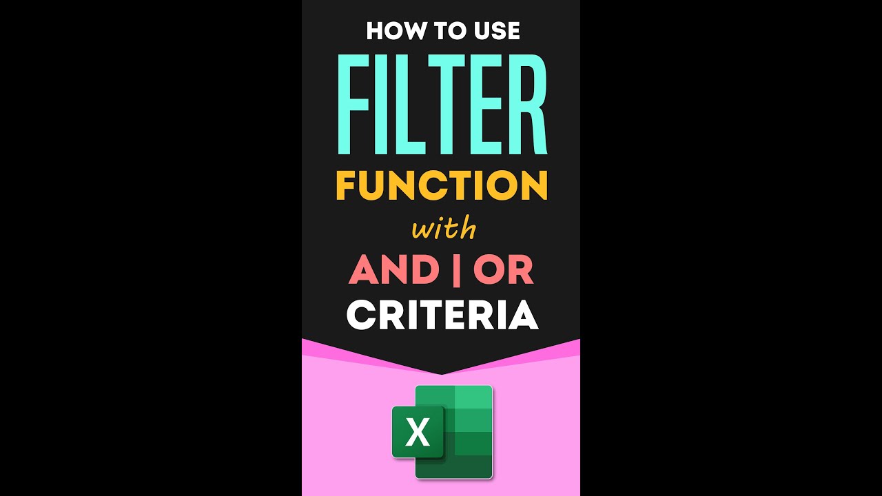 Download How To Use Excel FILTER Function With Multiple Cri