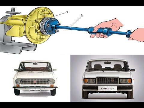 Замена подшипника и сальника задней полуоси ВАЗ