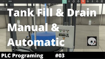 Tank fill and drain using Factory IO and WinSPS