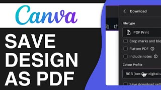 How To Save Canva Design As PDF (2024)