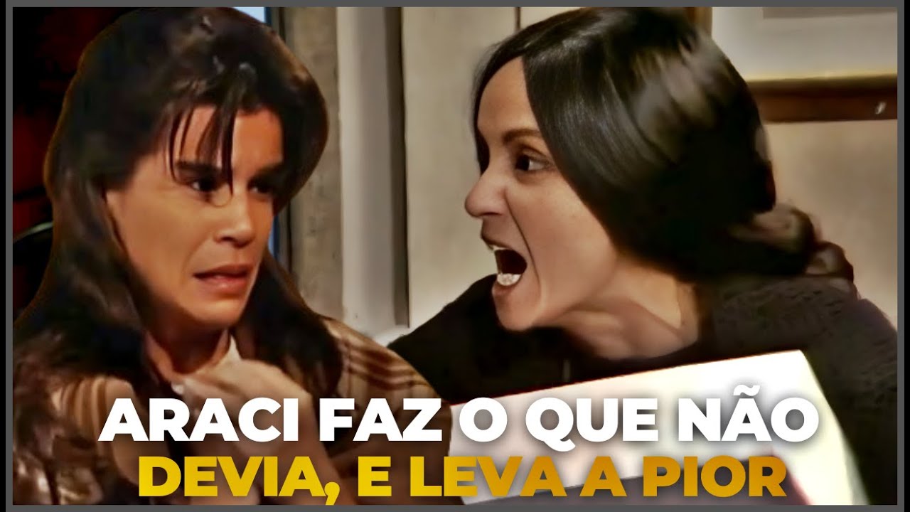 TIETA: PERPÉTUA AVANÇA EM CIMA DA ARACI, PARA EVITAR QUE ELA VEJA O QUE ...