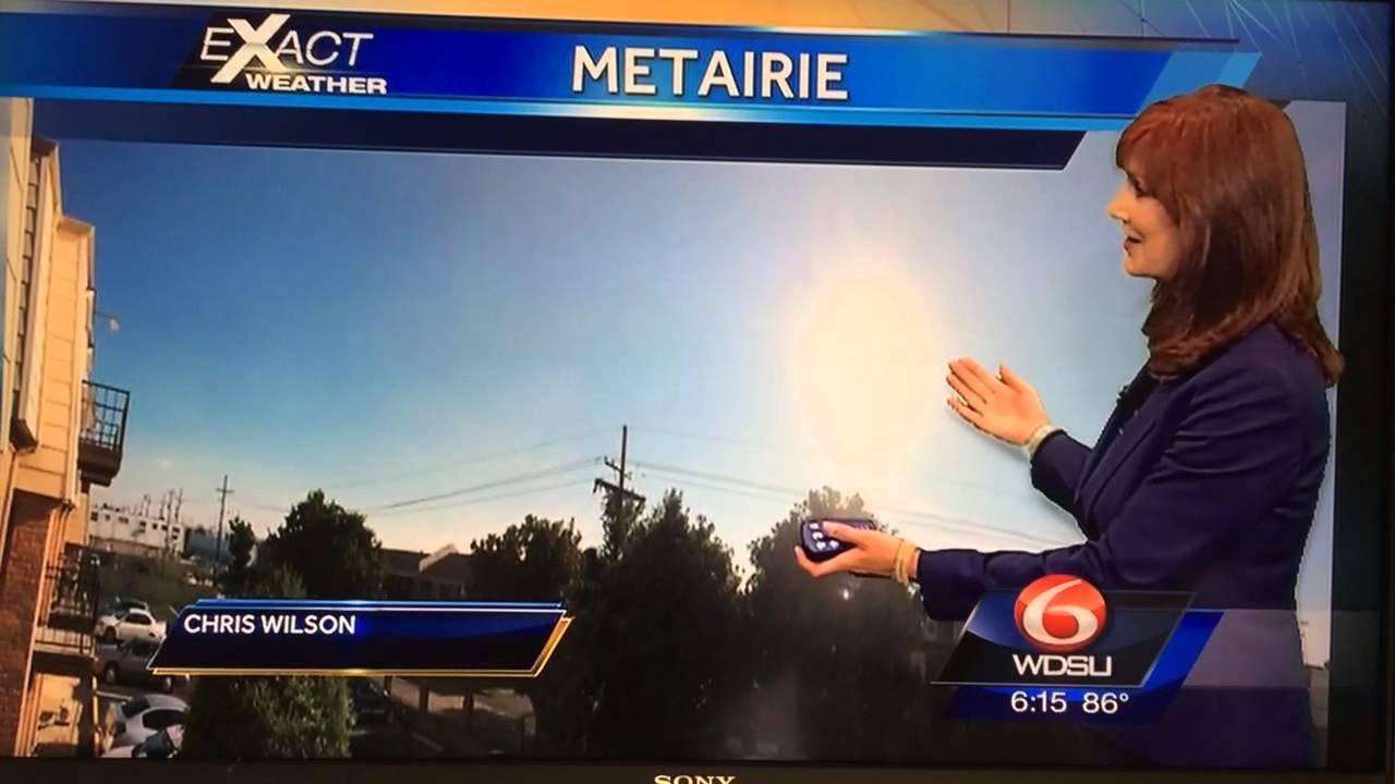 Wdsu weather 7162014 Metairie, la YouTube