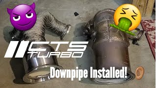 CTS Turbo HF Downpipe Installed! SOUNDS GREAT ON MY AUDI B9 S5!