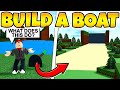 I DRAINED ALL THE WATER In Build a Boat! *And walked to the END*