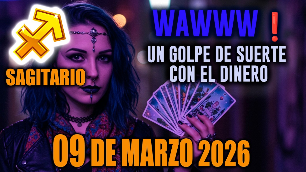 Sagitario ♐ WAWWW❗UN GOLPE DE SUERTE CON EL DINERO Y NUEVO ROMANCE🥰APROVECHA🔥 horóscopo de hoy