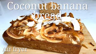 Coconut Banana bread Air fryer | Dessert screenshot 4